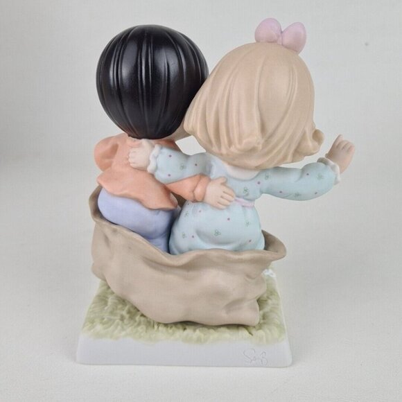 Precious Moments 635030 "I Couldn't Make It Without You" Boy & Girls Figurine - Picture 3 of 10